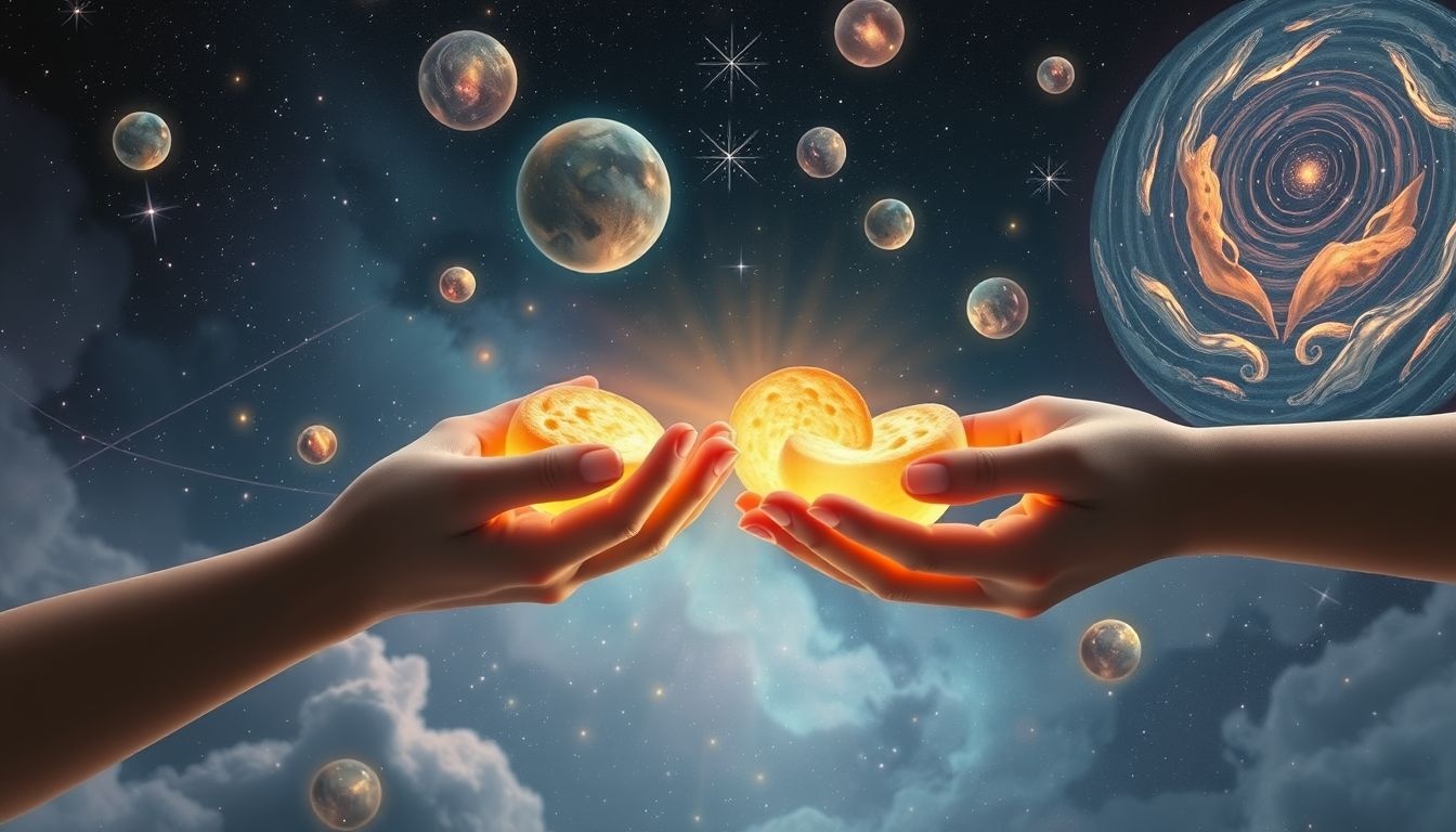 Dromen over brood delen symboliseert verbondenheid en gedeelde voorspoed.