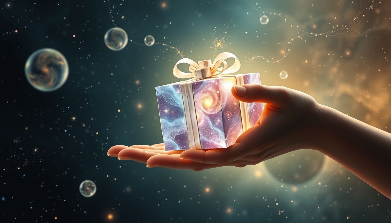 Dromen over cadeau geven symboliseert vaak generositeit en verbondenheid.