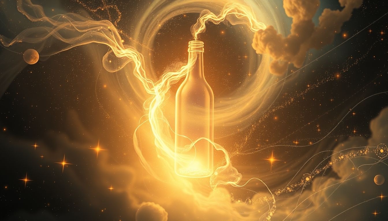 Dromen over het gooien van een fles symboliseert loslaten van emoties.