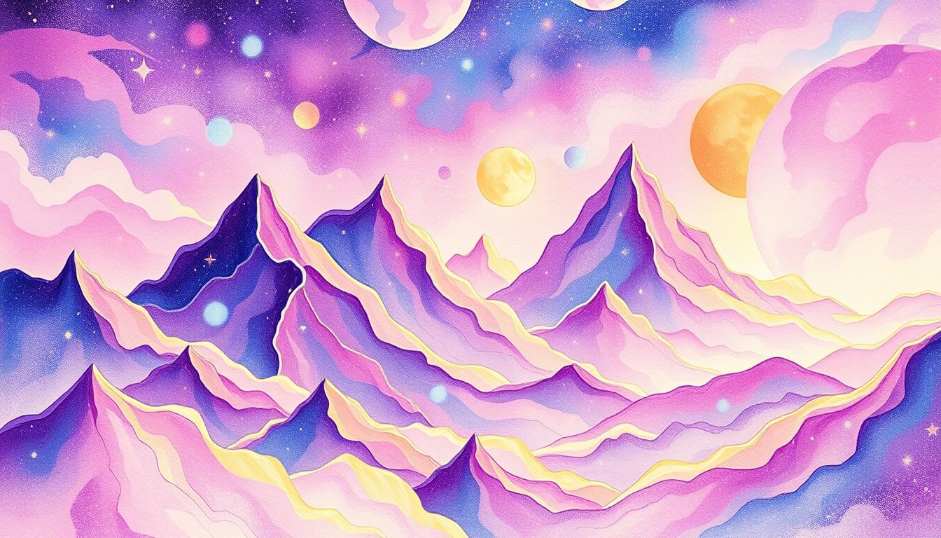 Dromen over landschappen tekenen symboliseert innerlijke creativiteit en rust.