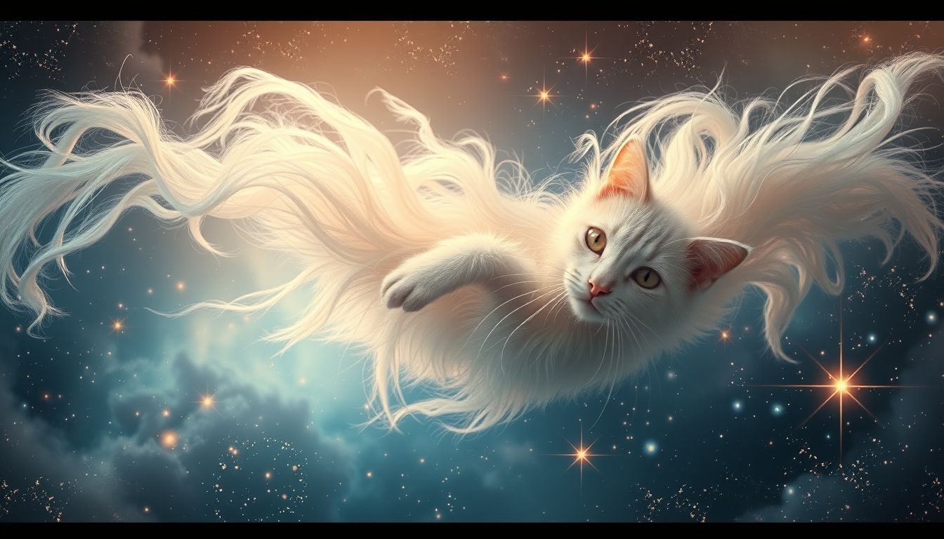 Dromen over kattenhaar symboliseert vaak een diepere spirituele verbinding.