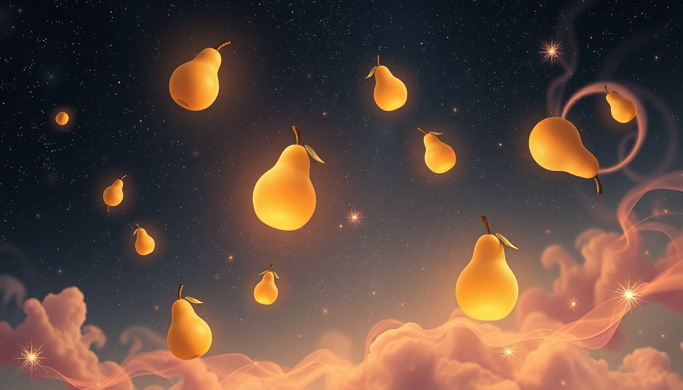 Dromen over peren symboliseren vaak vruchtbaarheid en welvaart.