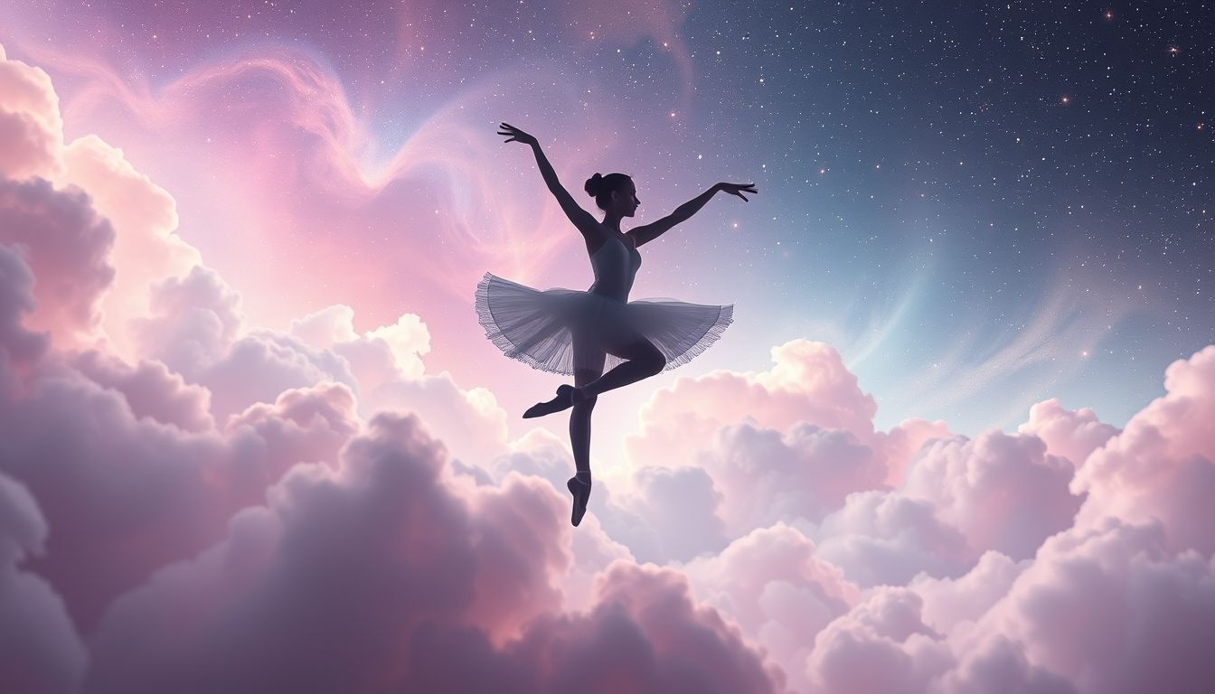 Perfecte pirouettes symboliseren balans en persoonlijke groei in dromen.