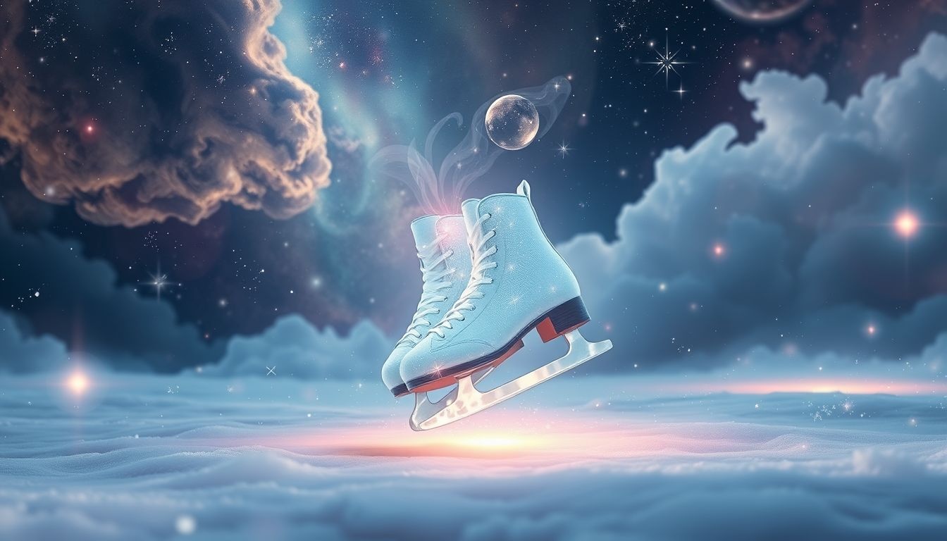 Dromen over nieuwe schaatsen symboliseert frisse kansen en levensperspectieven.