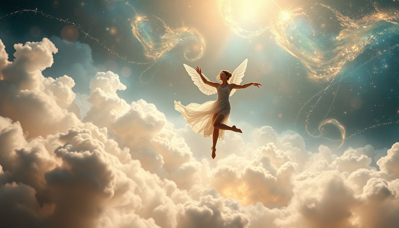 Vliegen tijdens balletdromen symboliseert vrijheid en creatieve expressie.