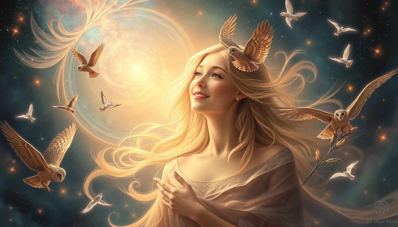Athena's lach symboliseert wijsheid en innerlijke kracht in dromen.