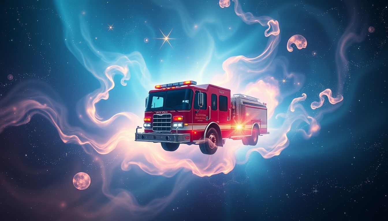 Dromen over brandweerauto's symboliseren vaak hulp en bescherming.
