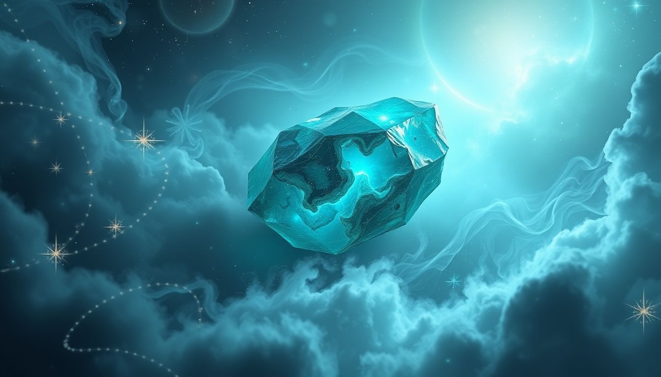 Een chrysocolla steen vinden symboliseert innerlijke rust en genezing.