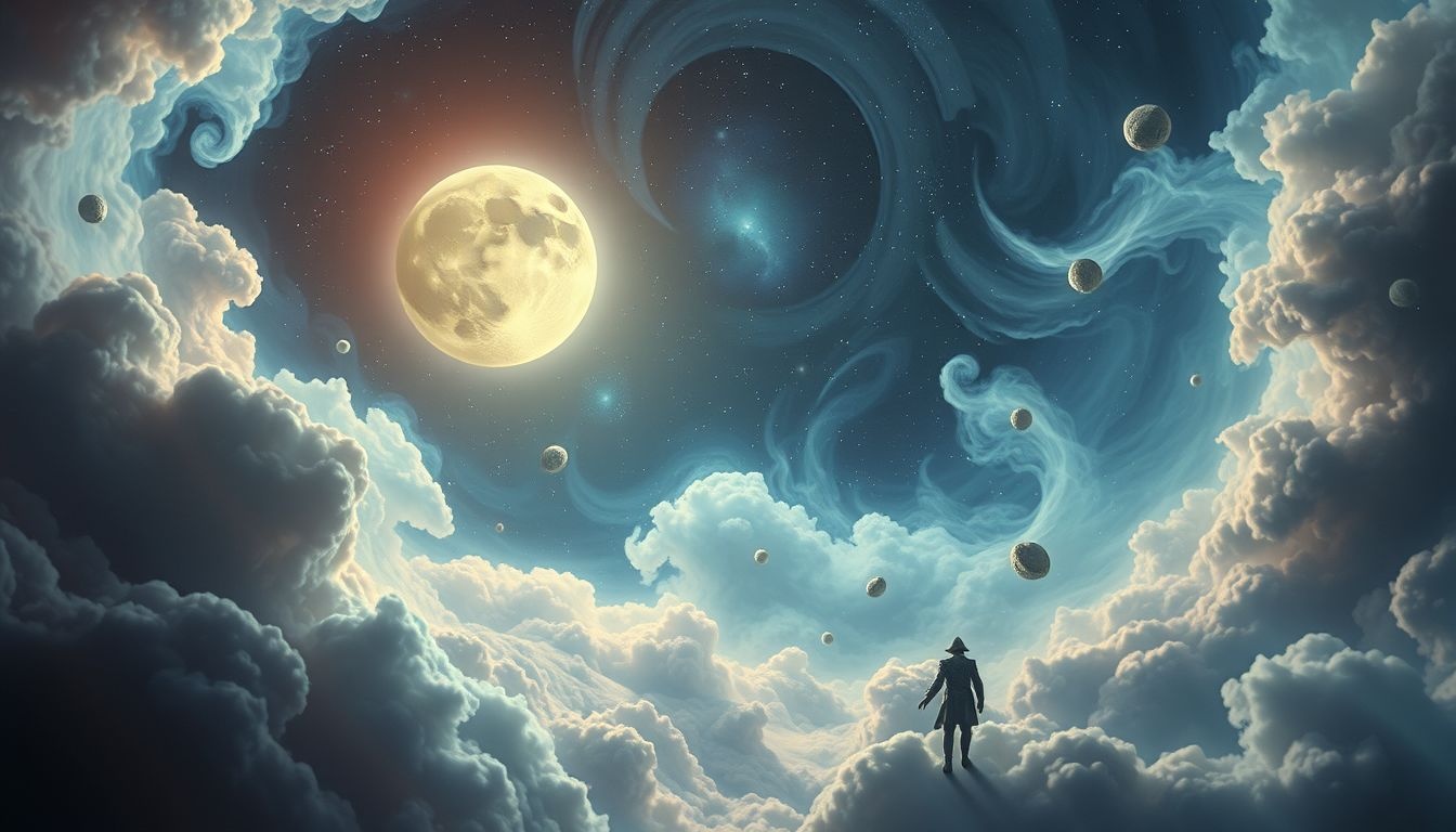 In 'Droom 10' symboliseert vallende maan onverwachte veranderingen en verliezen.