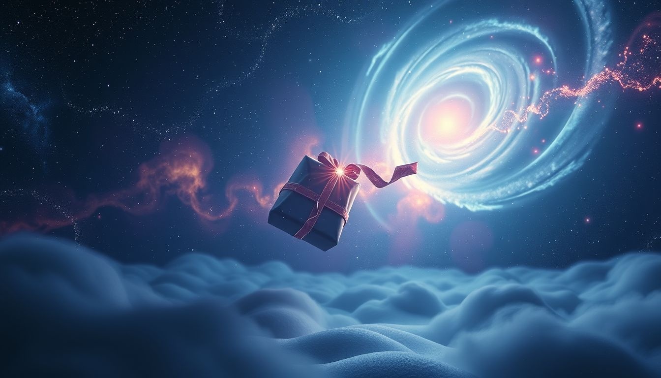 Een verloren kerstcadeau symboliseert gemiste kansen en onvervulde wensen.
