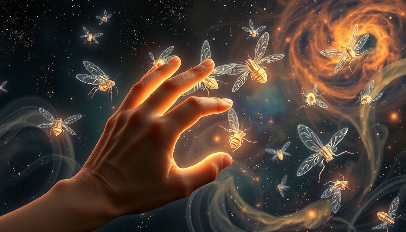 Jeuk door insectenbeten in dromen symboliseert irritaties in het leven.