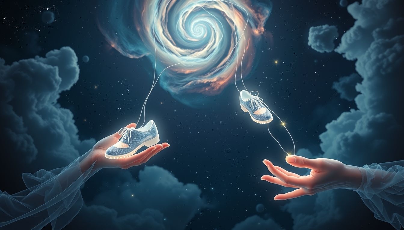 Dromen schoenen stelen symboliseert verlangen naar andermans identiteit.