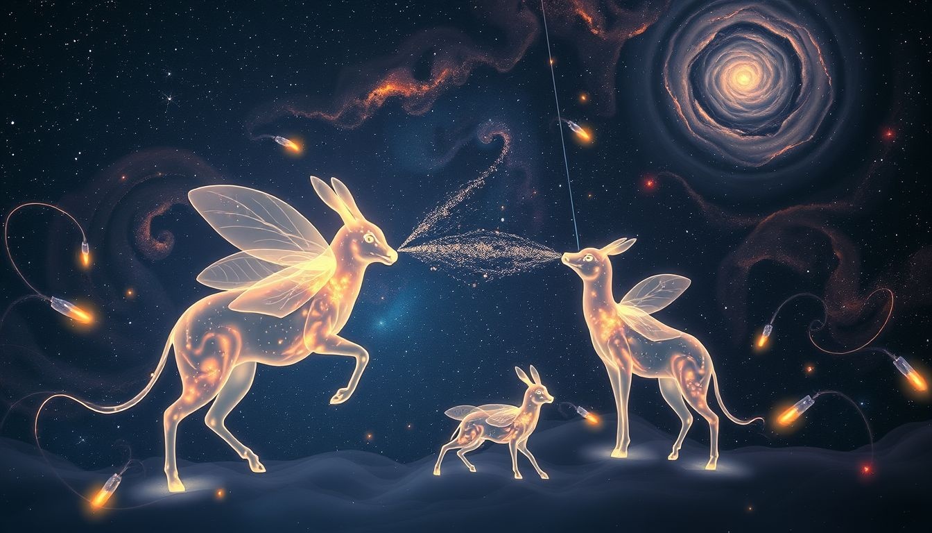 Dromen over insecticide symboliseren bescherming tegen bedreigingen voor dieren.