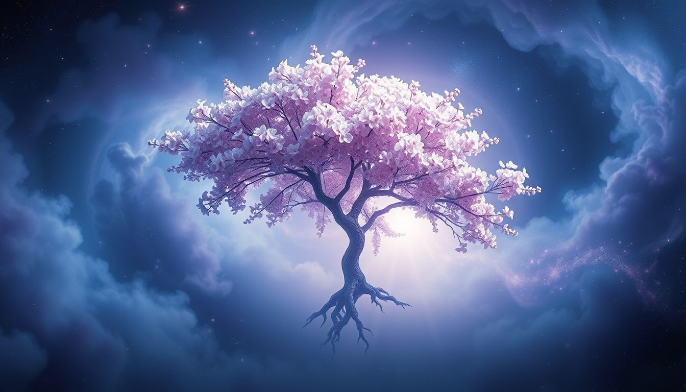 Een seringboom in het wilde symboliseert onverwachte groei en vrijheid.