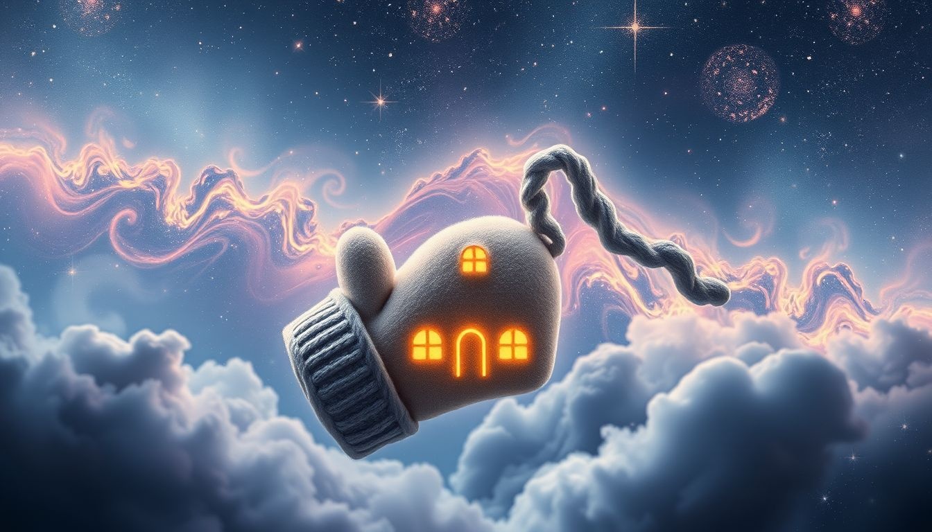 Een want in huis symboliseert warmte en geborgenheid in dromen.
