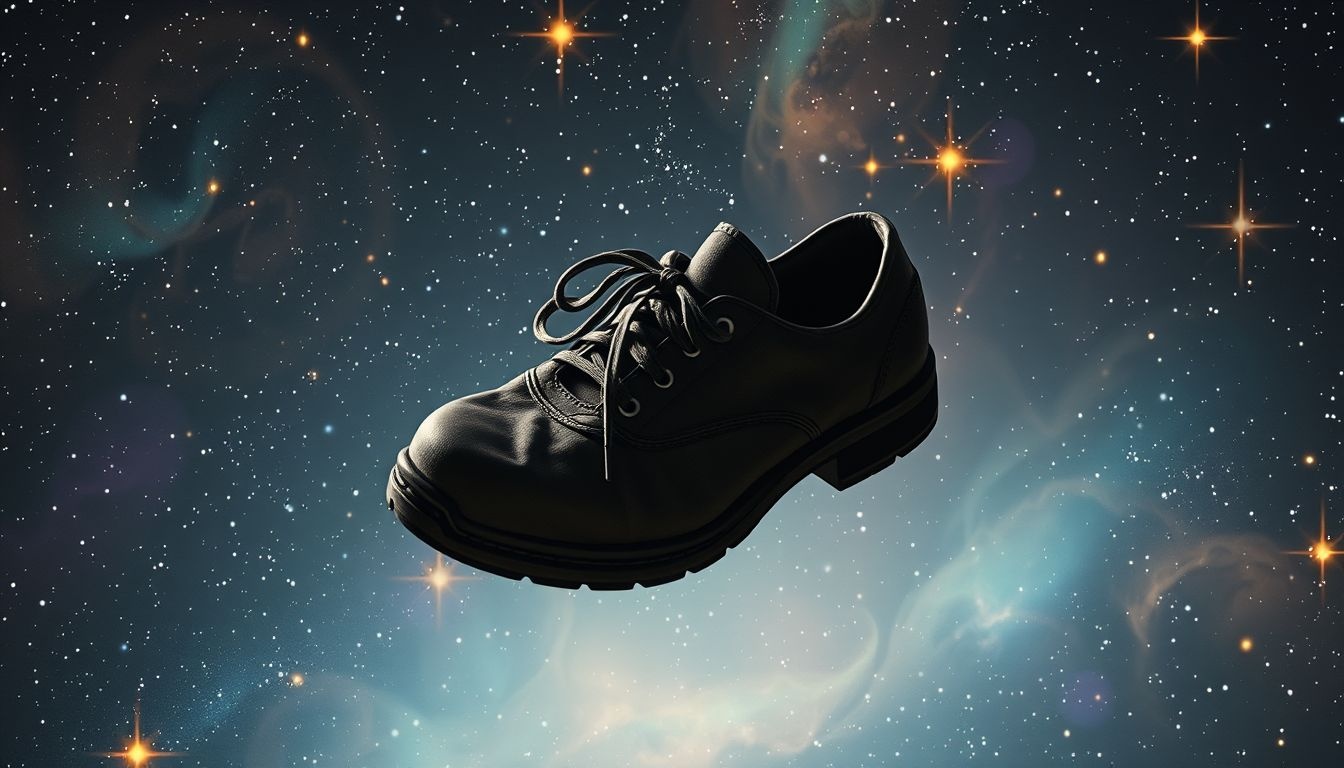 Dromen in iemands kapotte schoenen symboliseert onzekerheid en kwetsbaarheid.