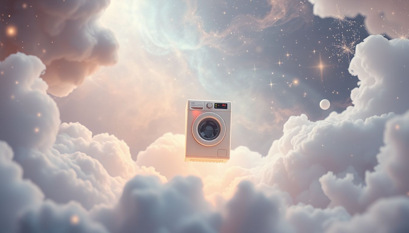 Een miniatuur wasmachine symboliseert kleine veranderingen in je leven.