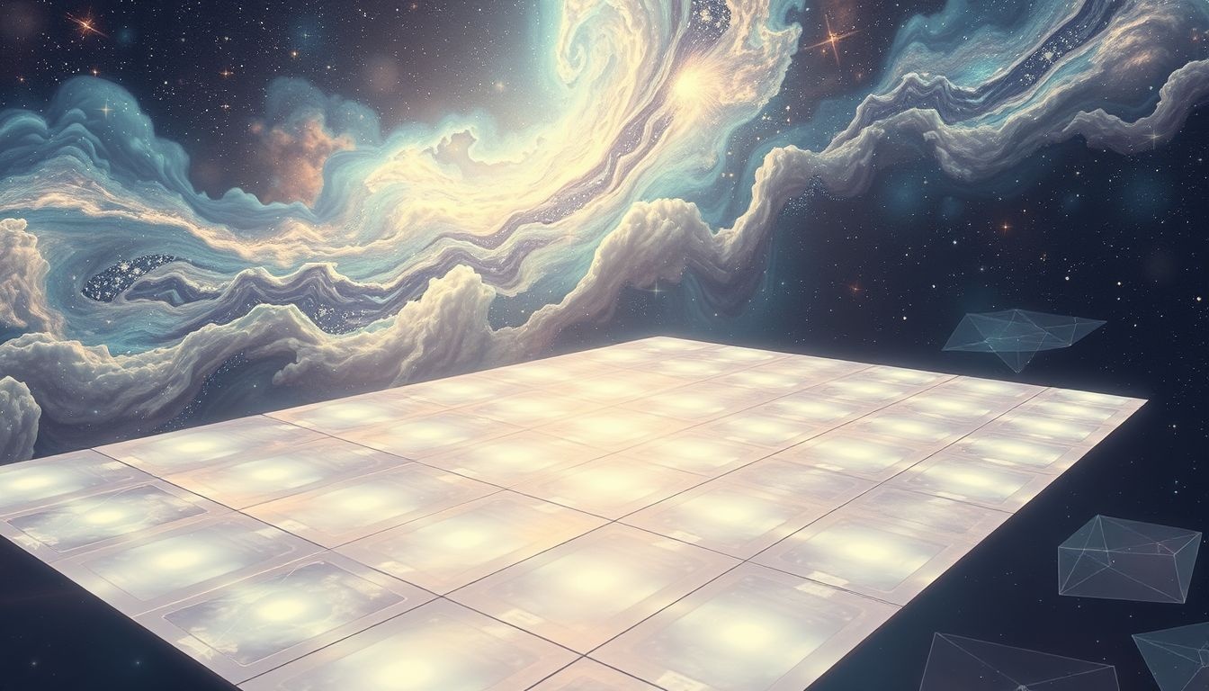 Een perfecte tegelvloer symboliseert harmonie en stabiele levensbasis.