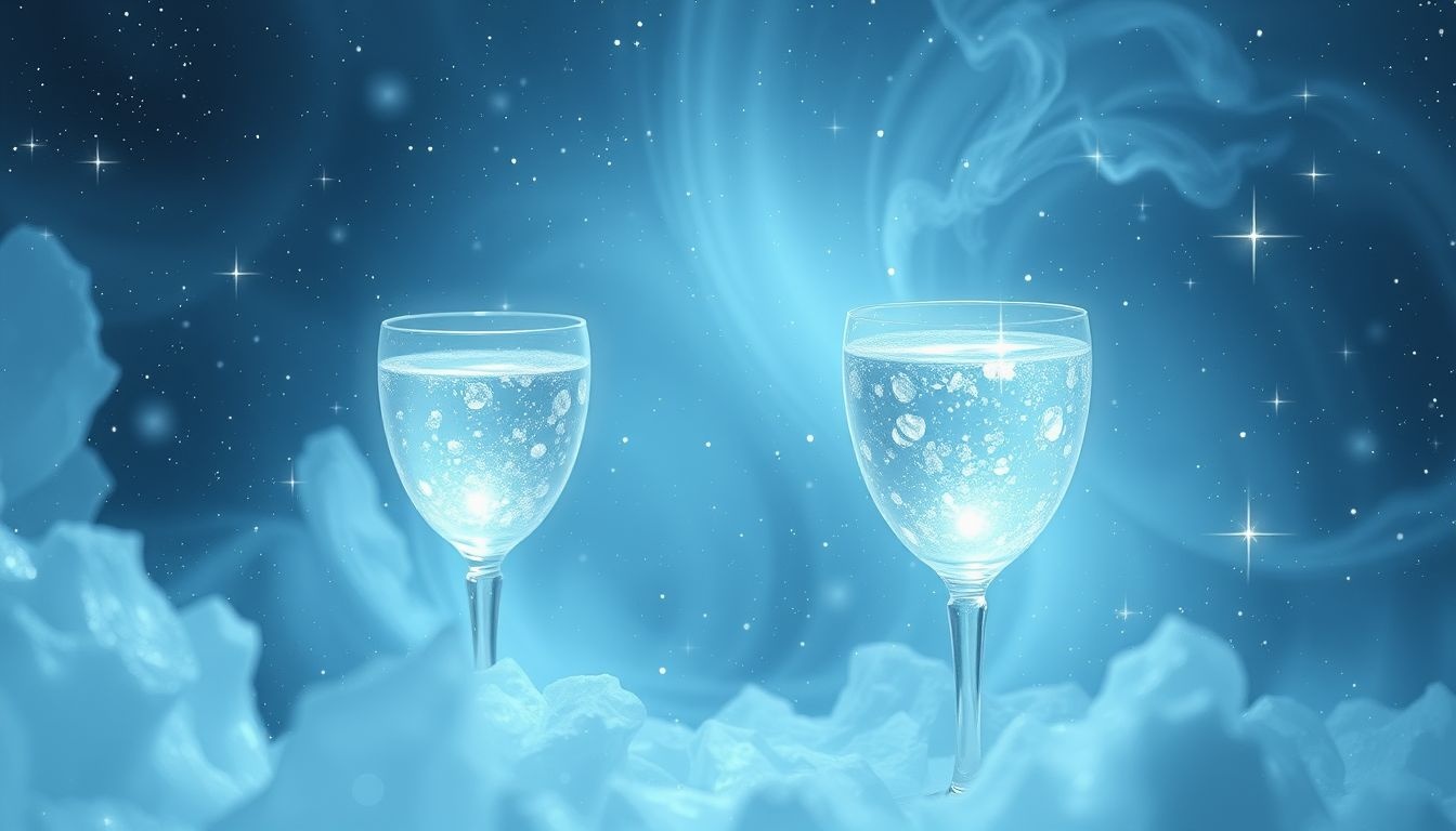 Koude cider symboliseert verfrissing en nieuwe energieke start.