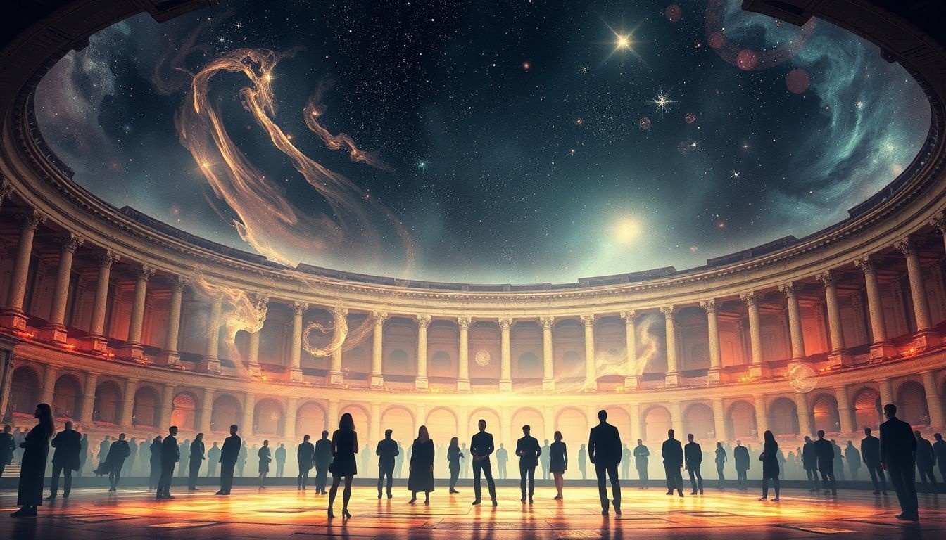 Binnenin het Colosseum dromen symboliseert confrontatie met innerlijke kracht.