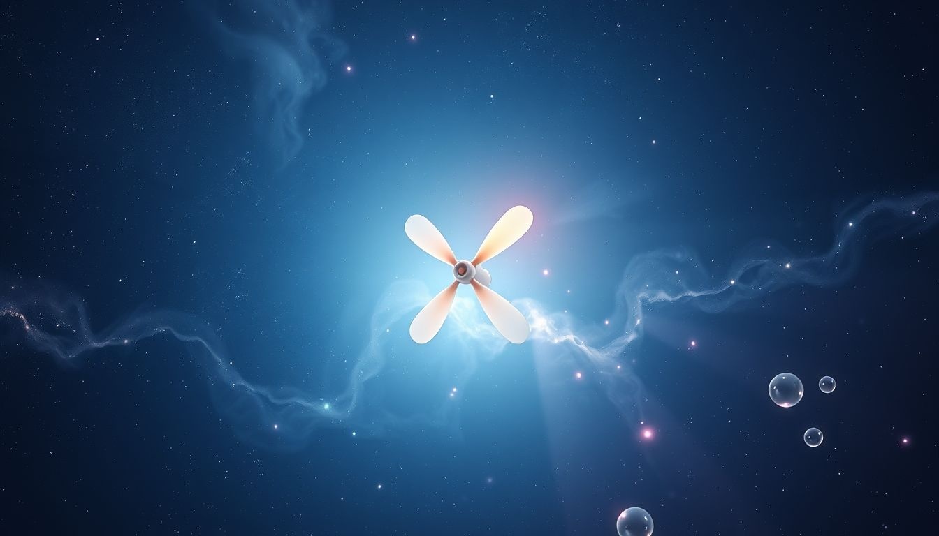 Een stilstaande propeller symboliseert vastzitten en gebrek aan vooruitgang.