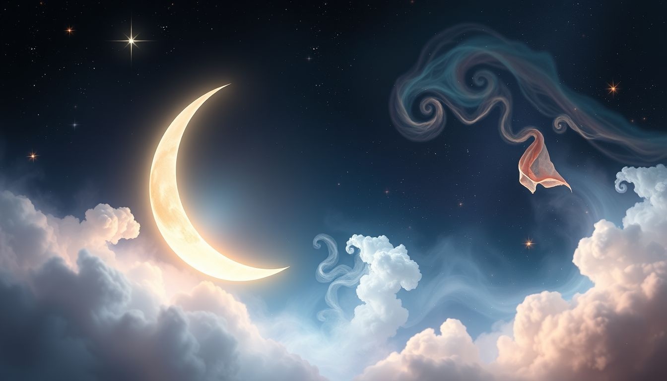 Een wassende maan symboliseert groei, nieuwe kansen en emotionele kracht.