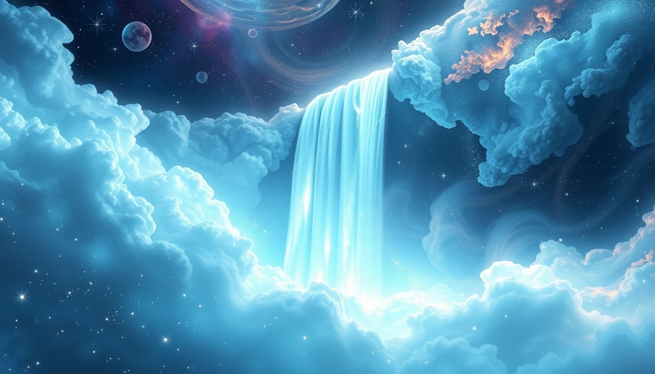 Onder een waterval staan symboliseert emotionele zuivering en vernieuwing.