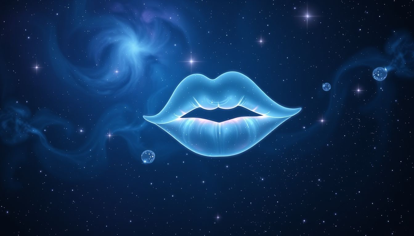 Smakkende lippen symboliseren vaak verlangen en onuitgesproken gedachten.