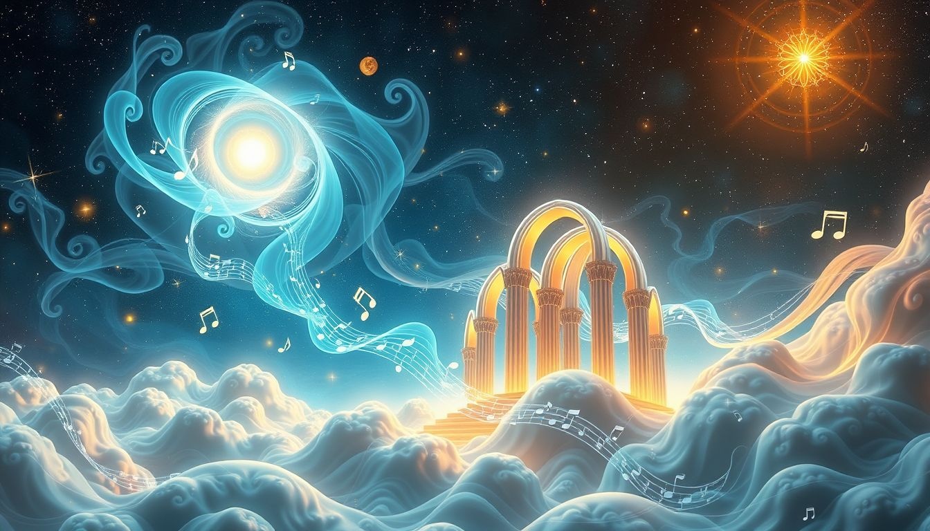 Droom 21 symboliseert harmonie en verlichting door basiliekmuziek.