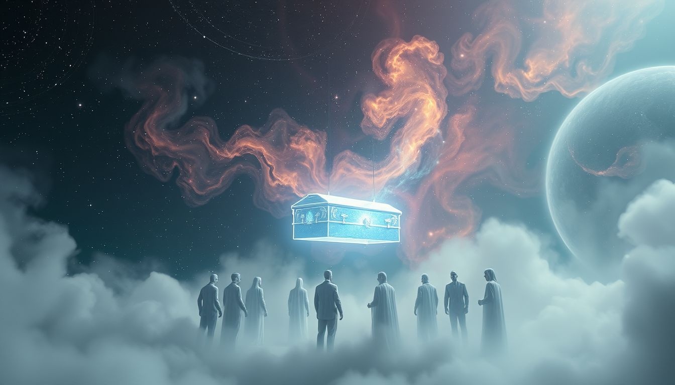 Een xenocratische begrafenis symboliseert loslaten van externe controle.