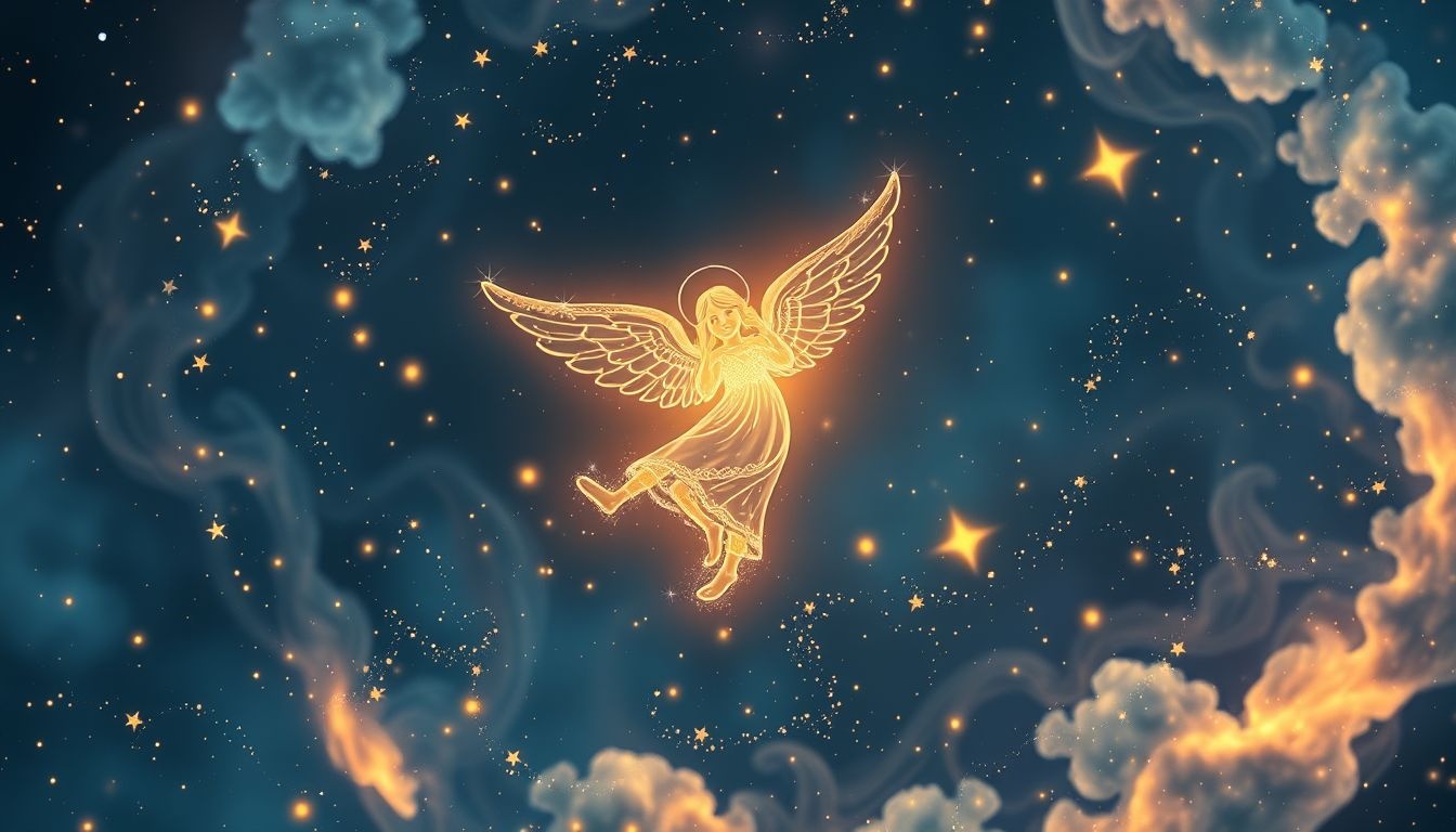 Een kerstengel in dromen symboliseert hoop en spirituele bescherming.