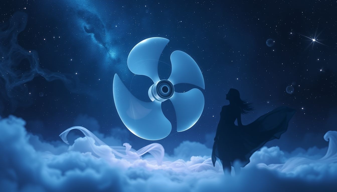 Een draaiende propeller symboliseert naderend gevaar in je droom.