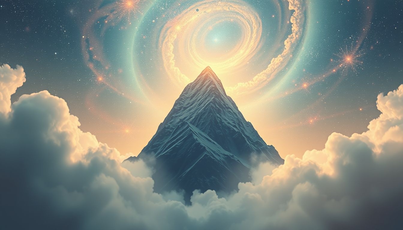 Het beklimmen van een Noorderse berg symboliseert innerlijke kracht en doorzettingsvermogen.