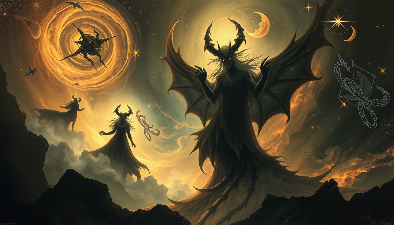 Dromen over demonen symboliseren innerlijke angsten en transformatieprocessen.