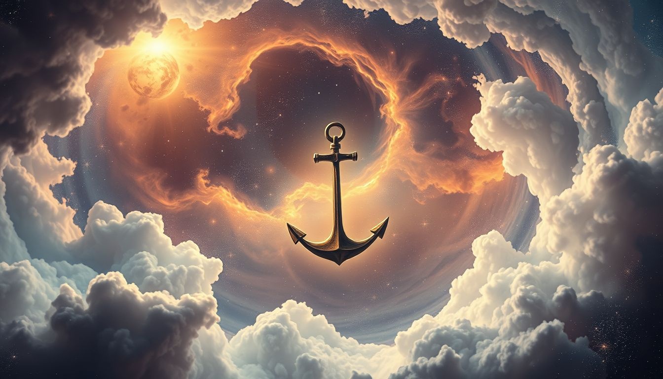 Een anker in dromen symboliseert stabiliteit en zekerheid in het leven.