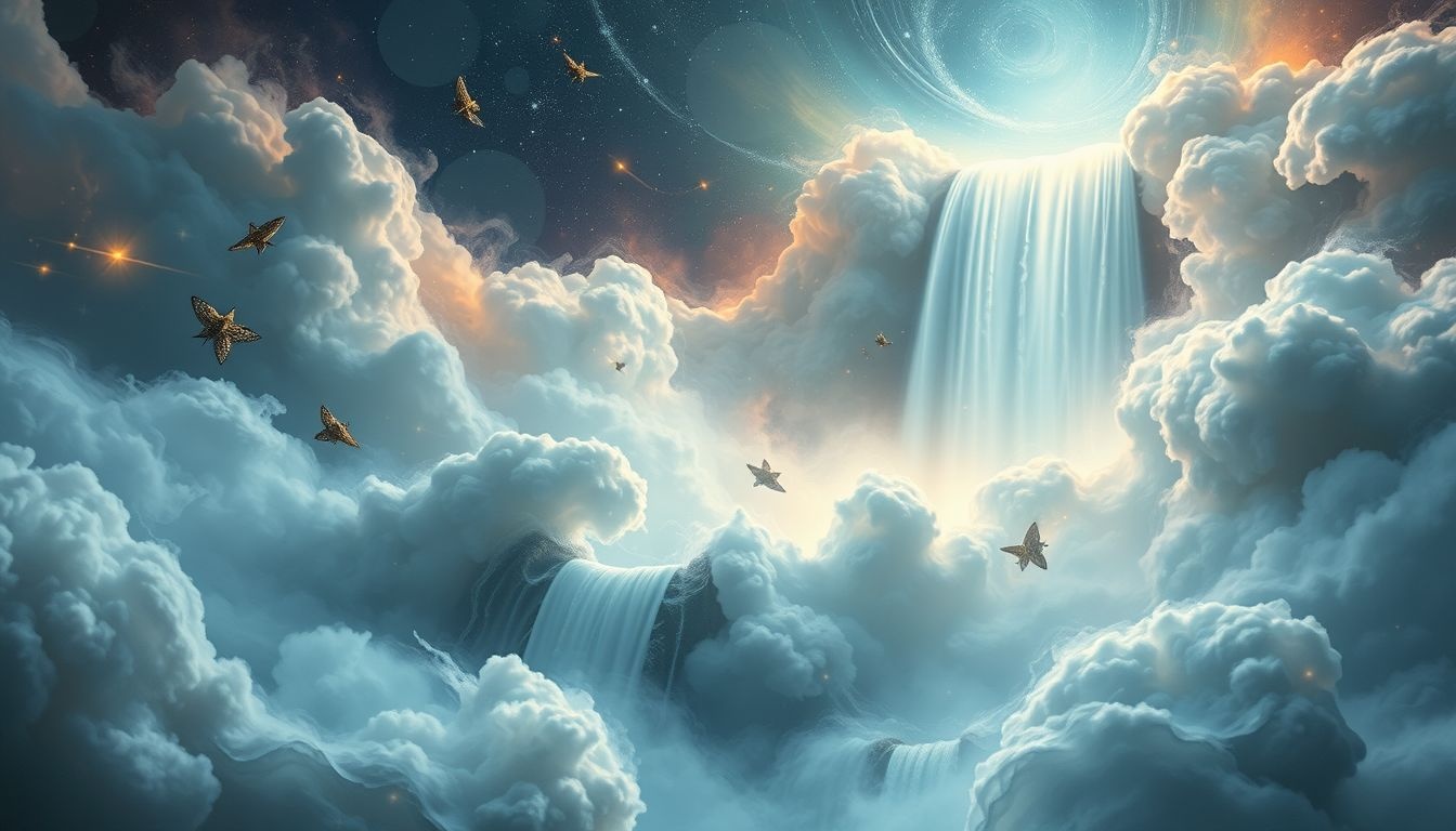 Dromen over verdwalen bij een waterval symboliseren innerlijke verwarring.