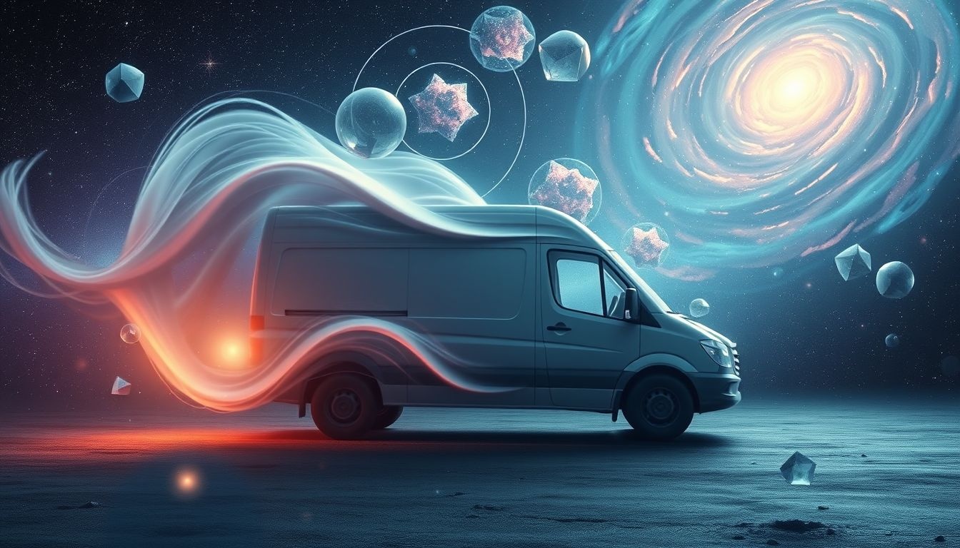 Een verhuiswagen symboliseert vaak nieuwe levensfase en verandering.