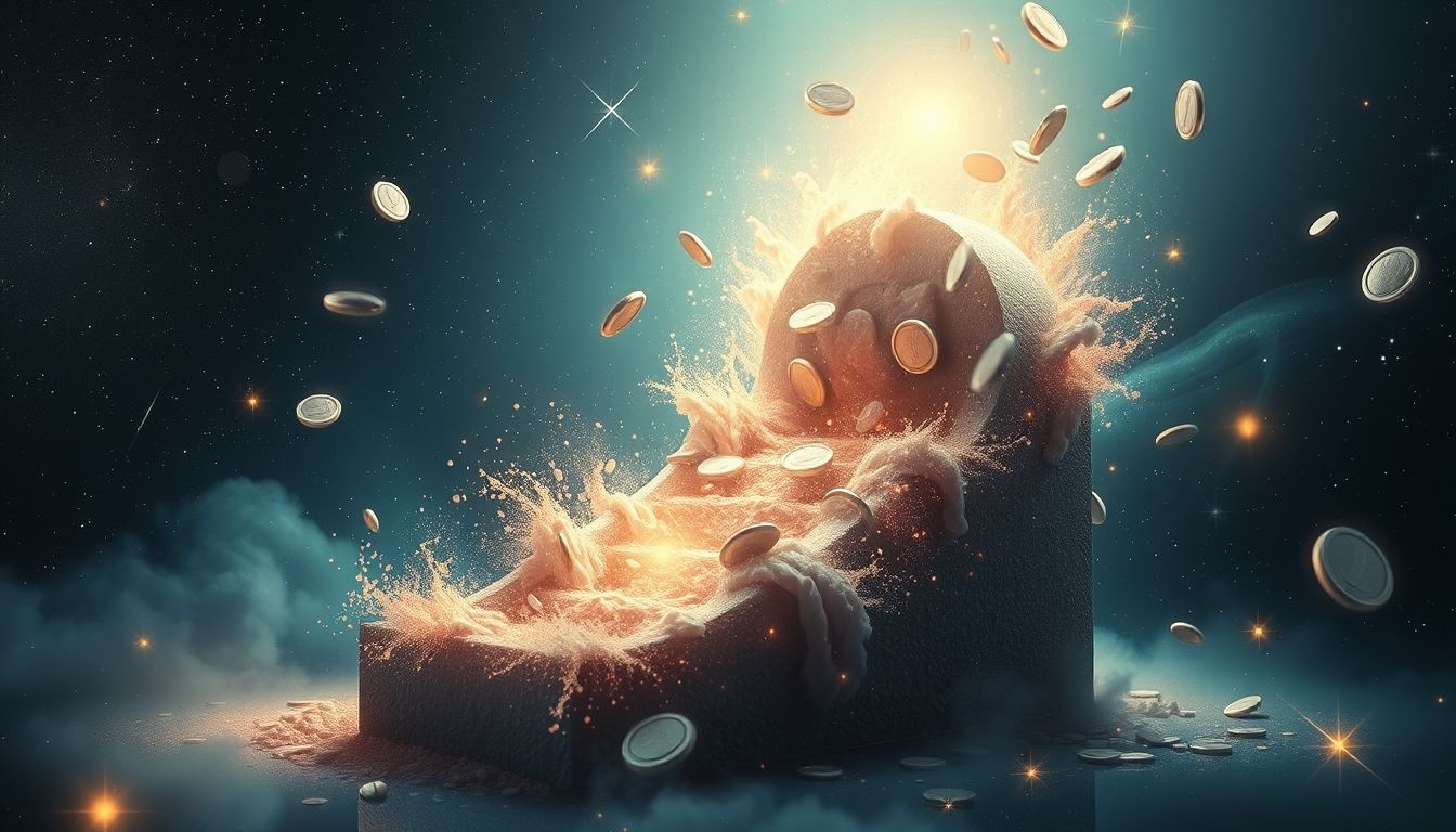 Een kapotte kassa in dromen symboliseert financiële onzekerheid of stress.