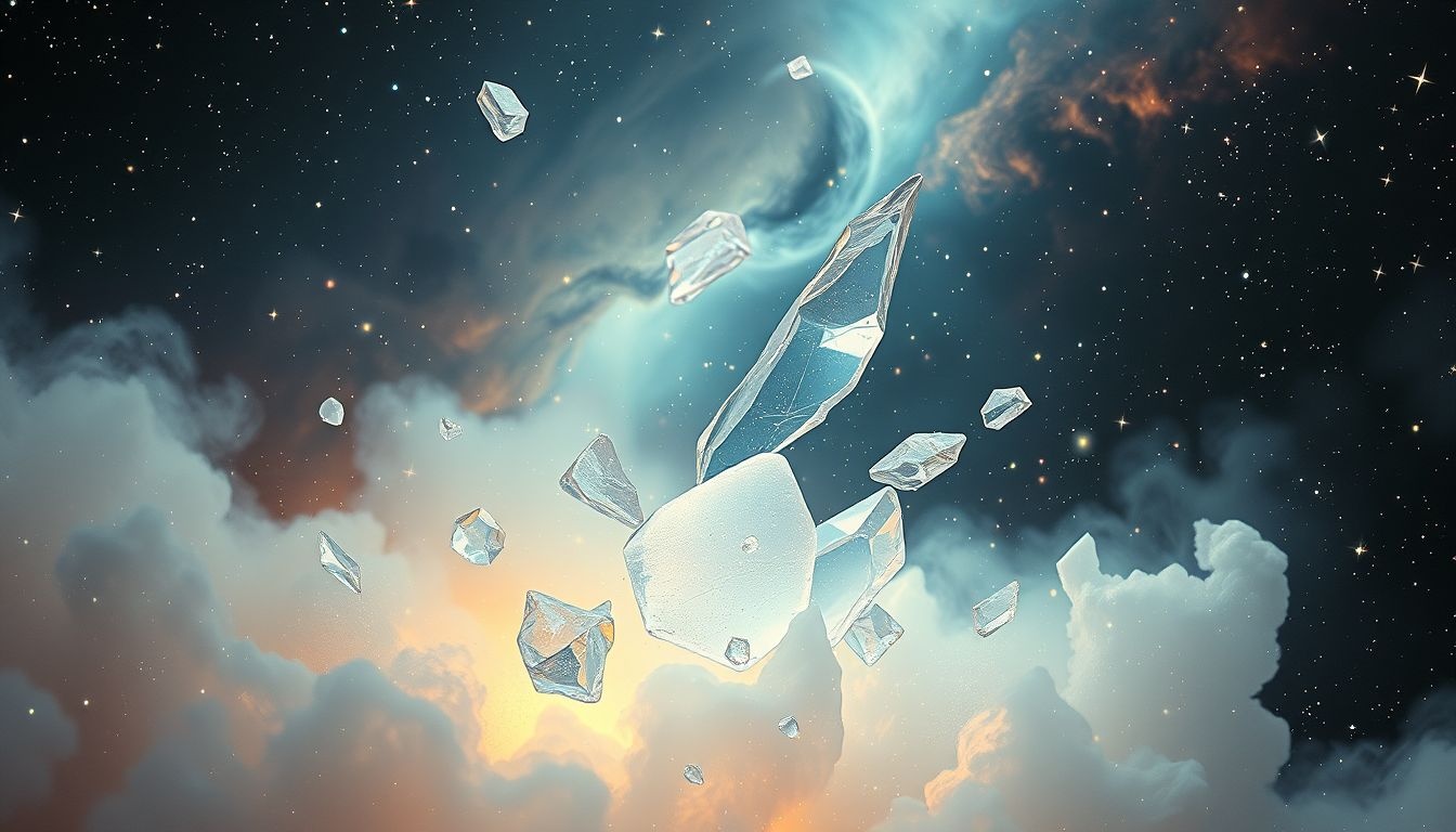 Het breken van ingezet glas symboliseert vaak onverwachte veranderingen.