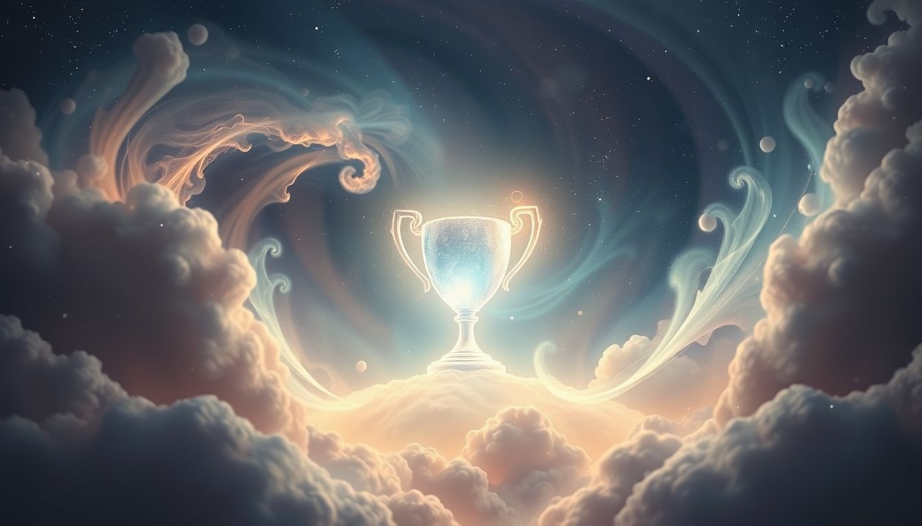 Een trofee in je droom symboliseert vaak persoonlijke overwinning.