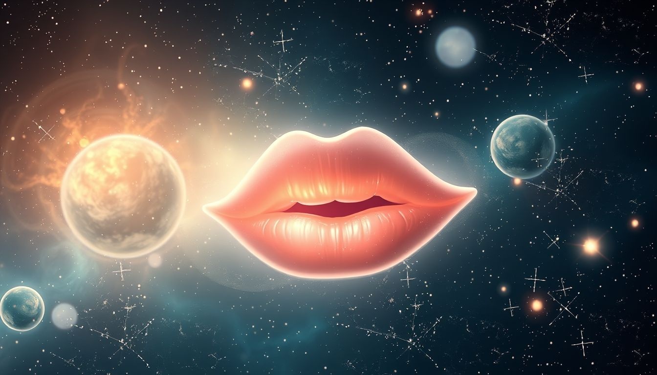 Smakkende lippen in het openbaar symboliseren verlangen naar aandacht.