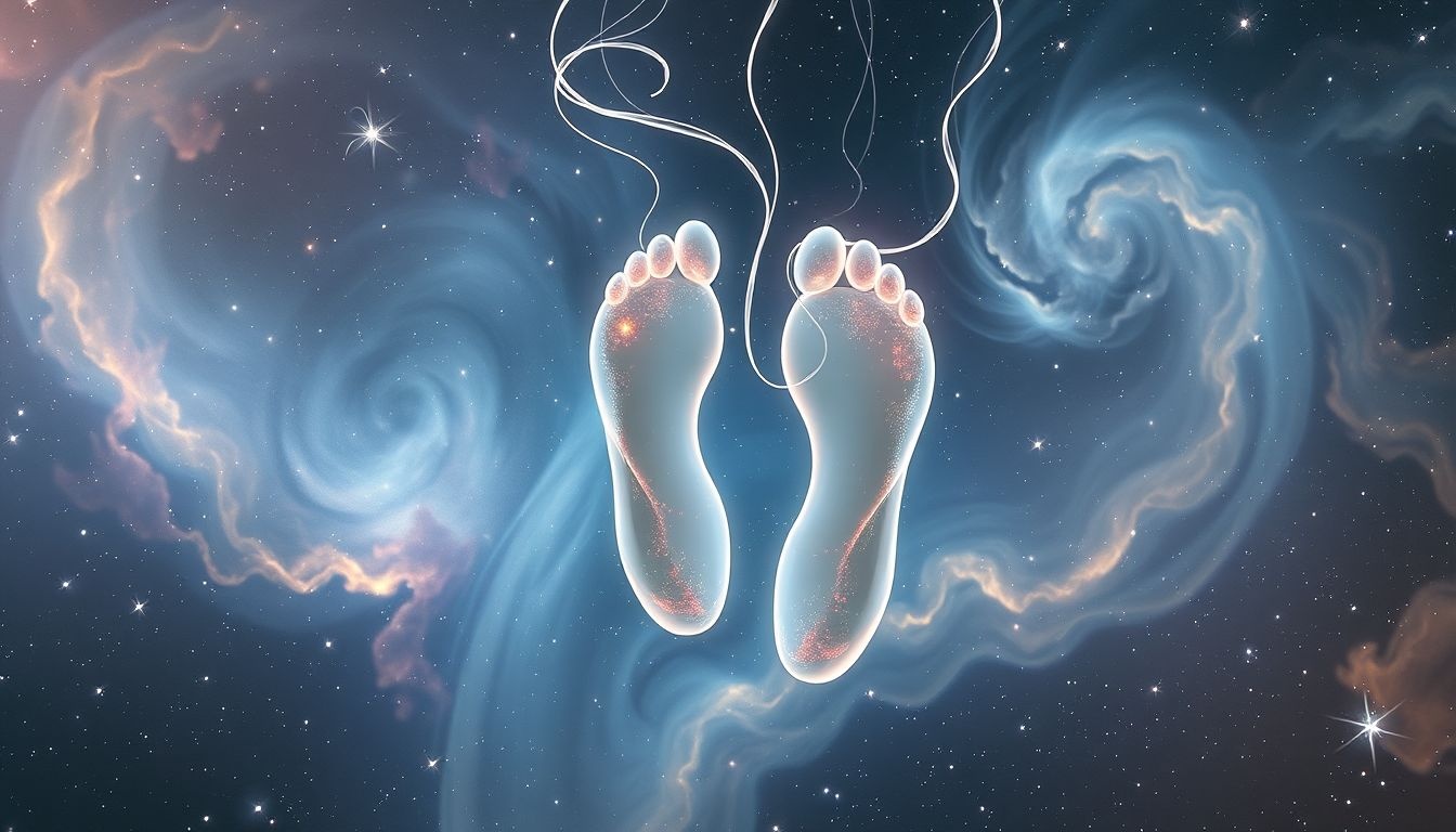 Dromen over plakkende zolen symboliseren vastzitten in het verleden.