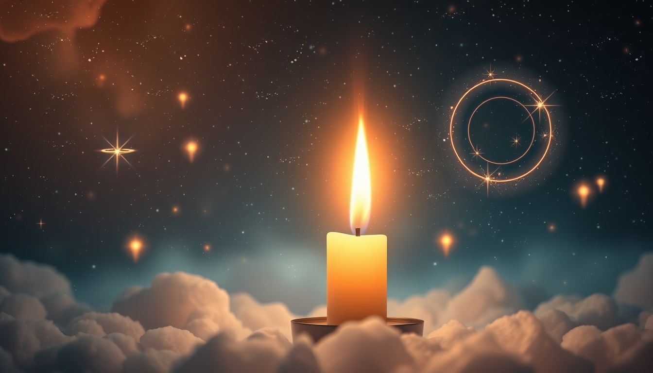 Een doofde kaars op Maria Lichtmis symboliseert nieuw begin.