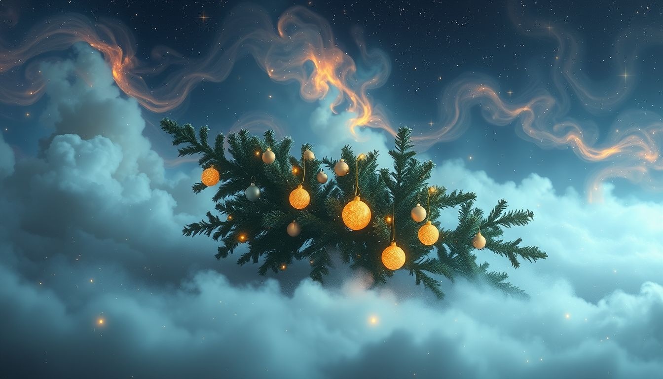 Een omgevallen kerstboom symboliseert onverwachte veranderingen tijdens feestdagen.