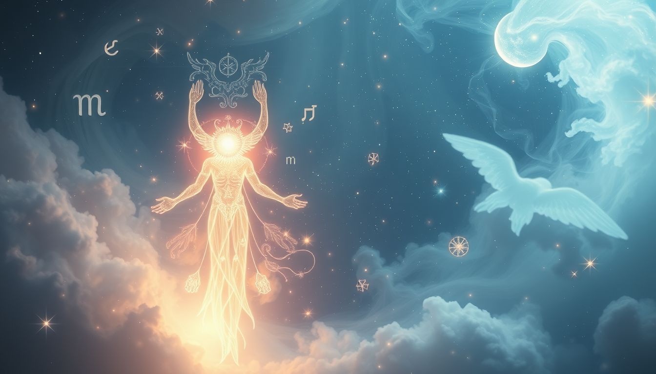 Een ontmoeting met een Noorderse god symboliseert innerlijke kracht.