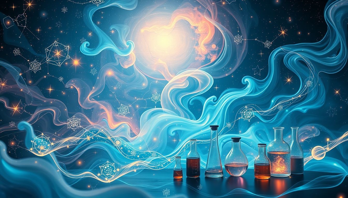 Een vol laboratorium symboliseert creatieve vruchtbaarheid en nieuwe ideeën.