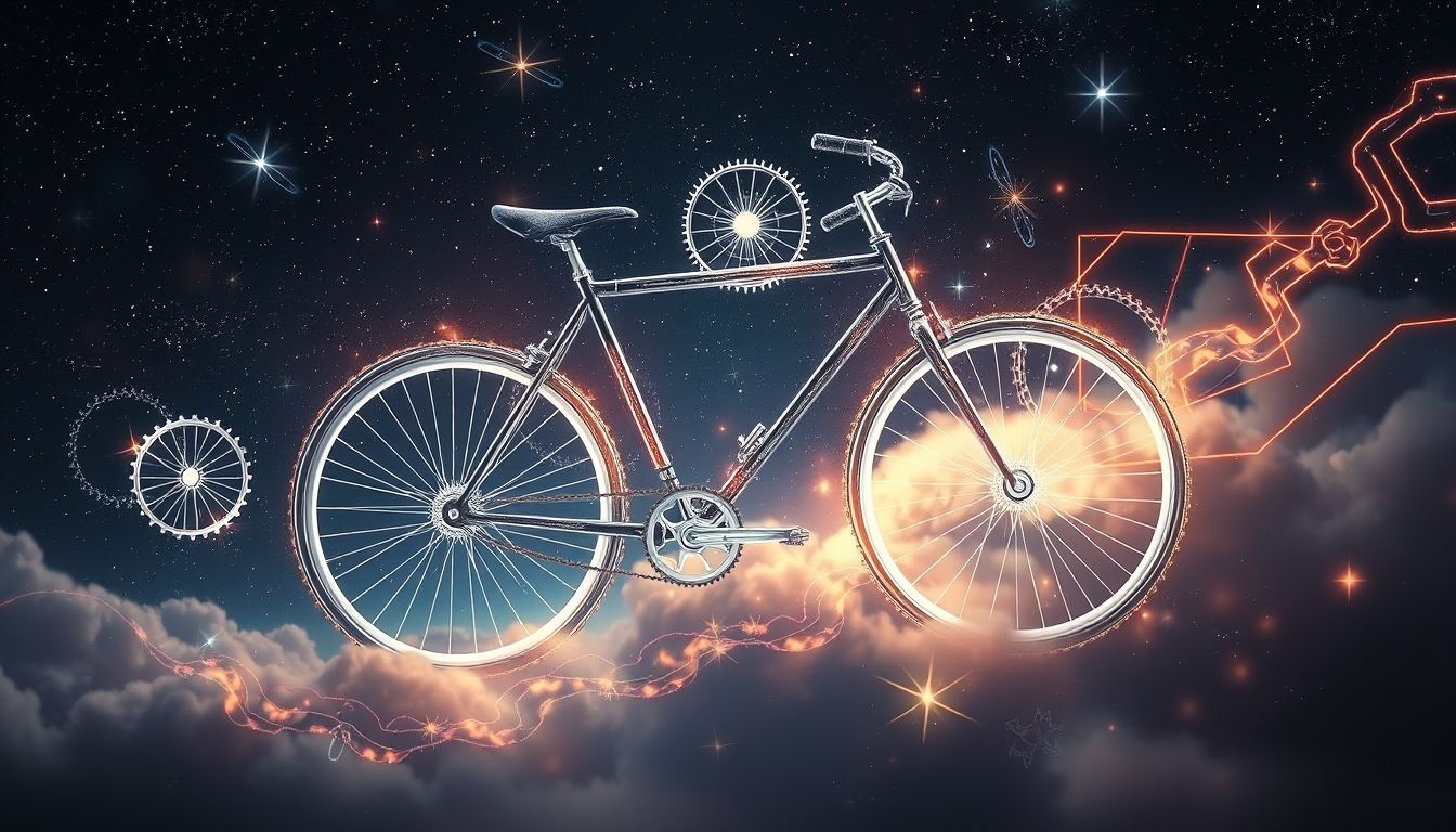 Droom over fietsreparatie symboliseert herstel van levensbalans en koers.