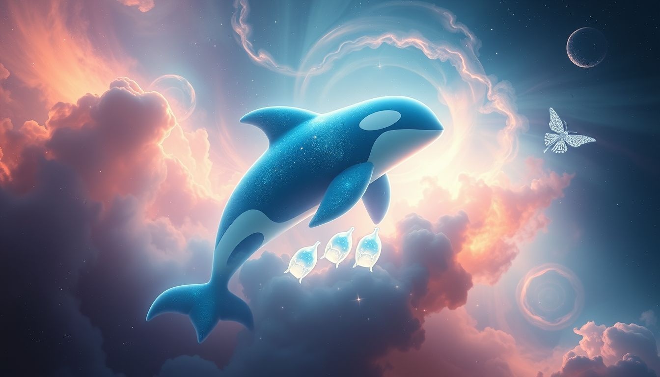 Orka’s symboliseren diepe familiebanden en beschermende kracht in dromen.