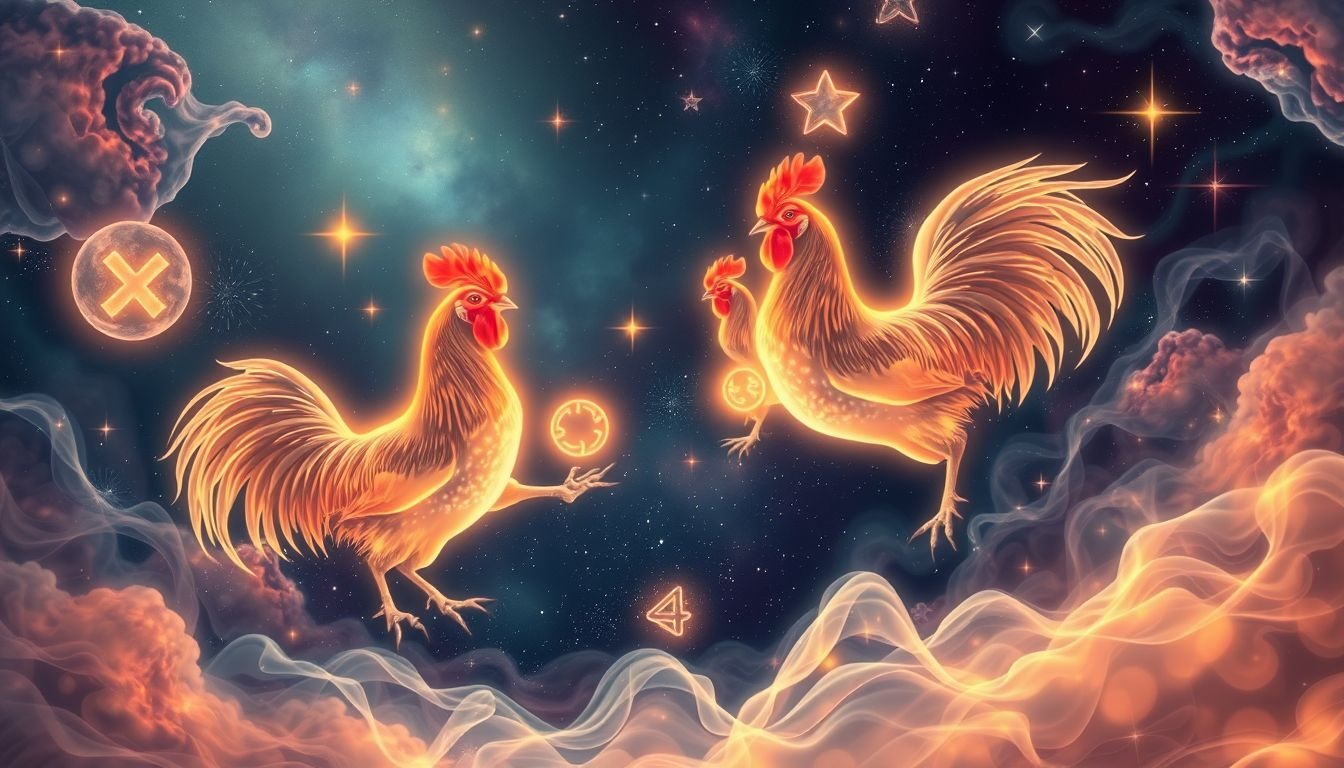 Een haan verkopen symboliseert het loslaten van trots en controle.