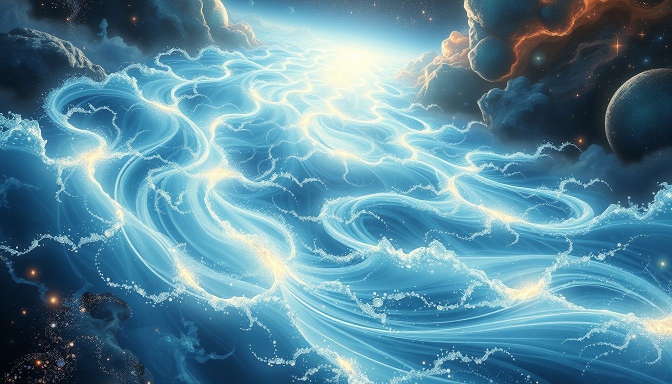 Een snelstromende rivier symboliseert vaak krachtige emoties en veranderingen.